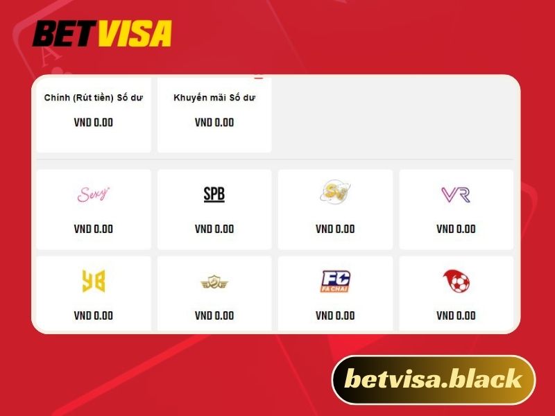 Rút tiền Betvisa